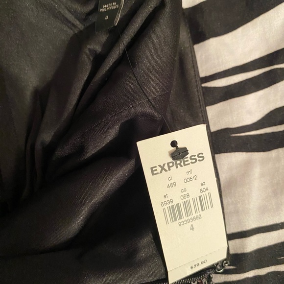 Express black slate sequin pencil skirt size 4 - Picture 2 of 2